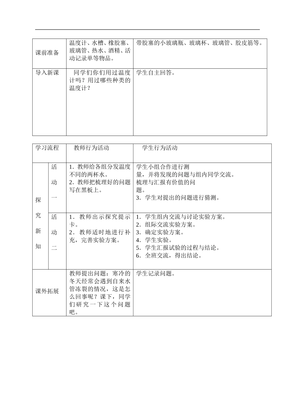 青岛小学科学四下《5温度计的秘密》word教案 (3).doc_第2页