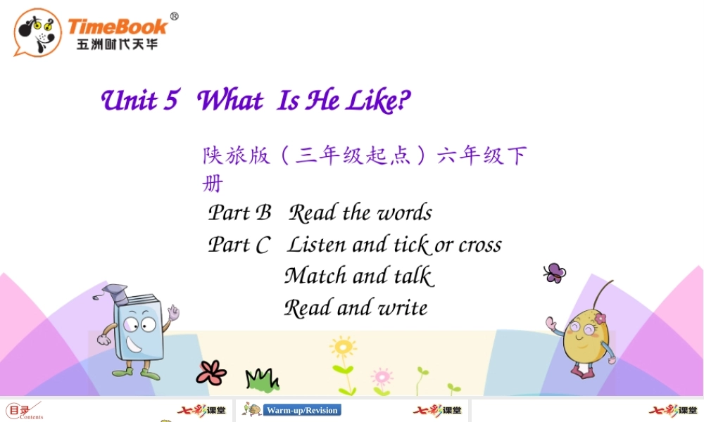 陕旅六年级下册 Unit 5 第四课时.pptx