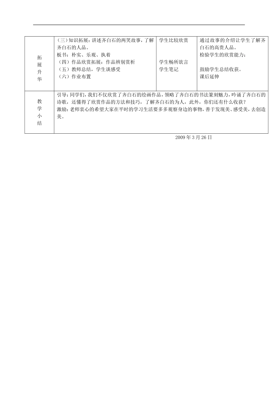人美小学美术五下《第1课人民的艺术家——齐白石》word教案 (1).doc_第3页