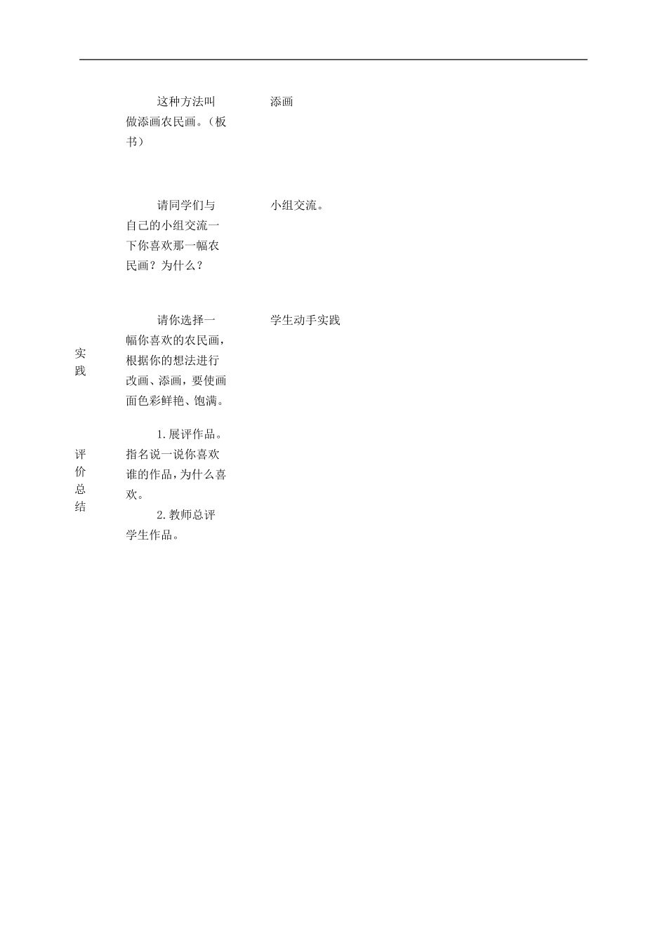 人美小学美术四下《第15课学画农民画》word教案 (1) .doc_第3页