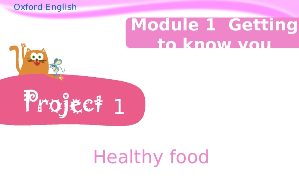 预课--Project 1.ppt