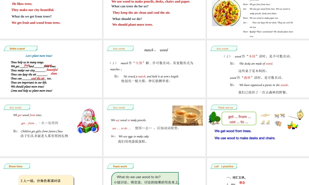 预课--Unit 11 Trees (1)课件.pptx