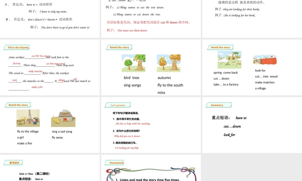 预课--Unit 11 Trees (2)课件.pptx