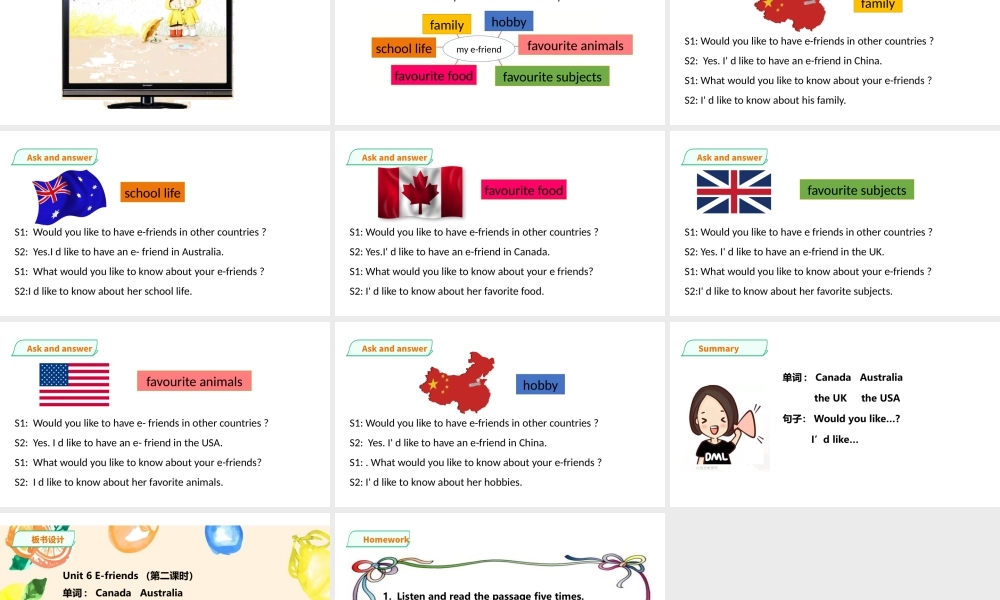 预课--Unit 6 E-friends(2)课件.pptx