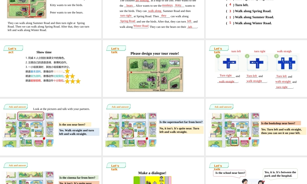 预课--Unit 9 Around the city第二课时.pptx