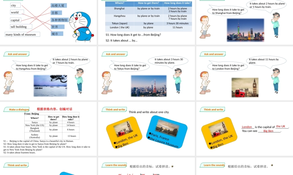 预课--Unit 9 Great cities of the world 第三课时 课件.pptx