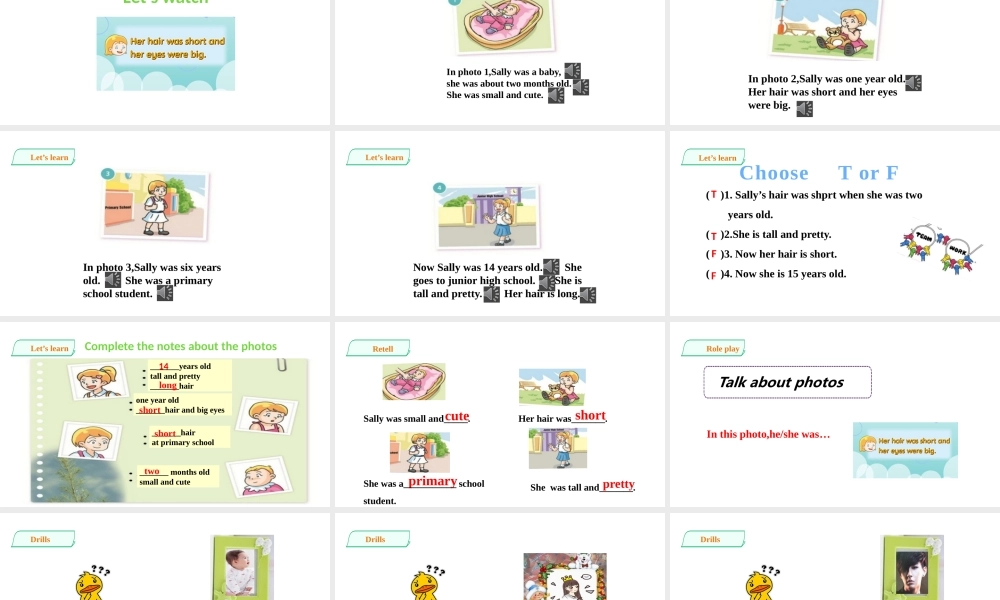 预课--Unit1 Growing up第一课时 课件.pptx