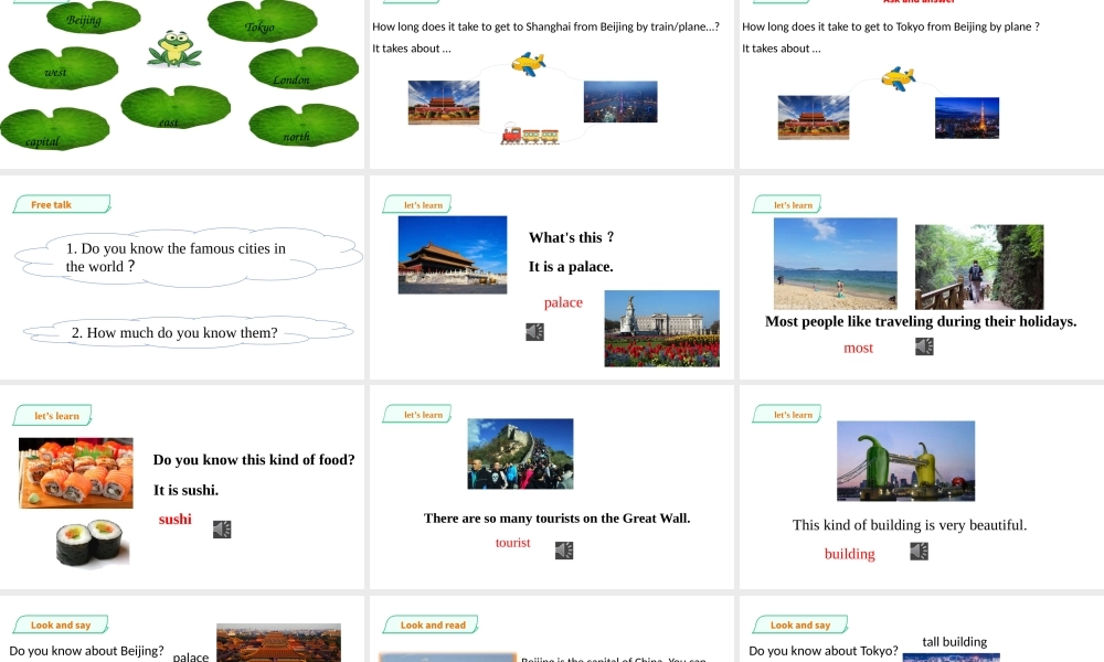 预课--Unit 9 Great cities of the world 第二课时 课件.pptx