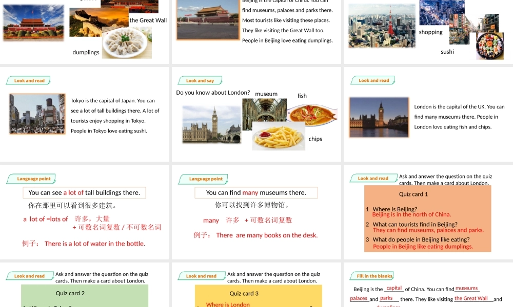 预课--Unit 9 Great cities of the world 第二课时 课件.pptx