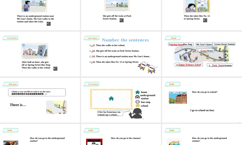 预课--Unit2 Going to school第二课时 课件.pptx