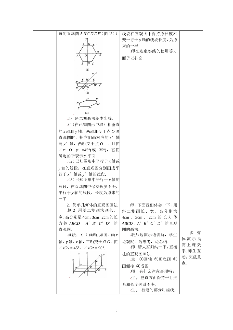 1.2.2空间几何体的直观图.doc_第2页