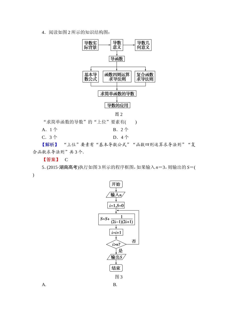 2016-2017学年高中数学人教A版选修1-2 章末综合测评4 Word版含答案.doc_第2页