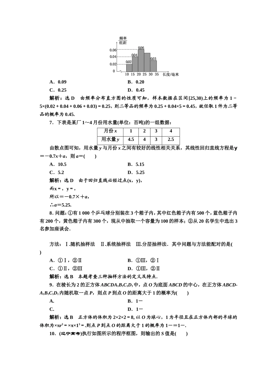 2016-2017学年高中数学人教A版必修3模块综合检测（1） Word版含解析.doc_第2页