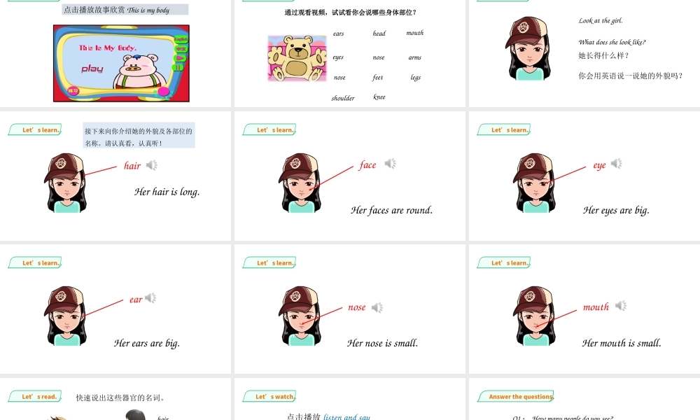 预课——Unit 6 Me(1) 课件.ppt