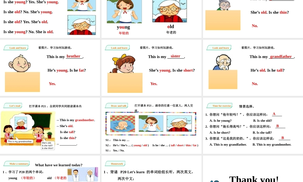 预课——Unit 5 That's my family Let's learn Let's play 课件.pptx