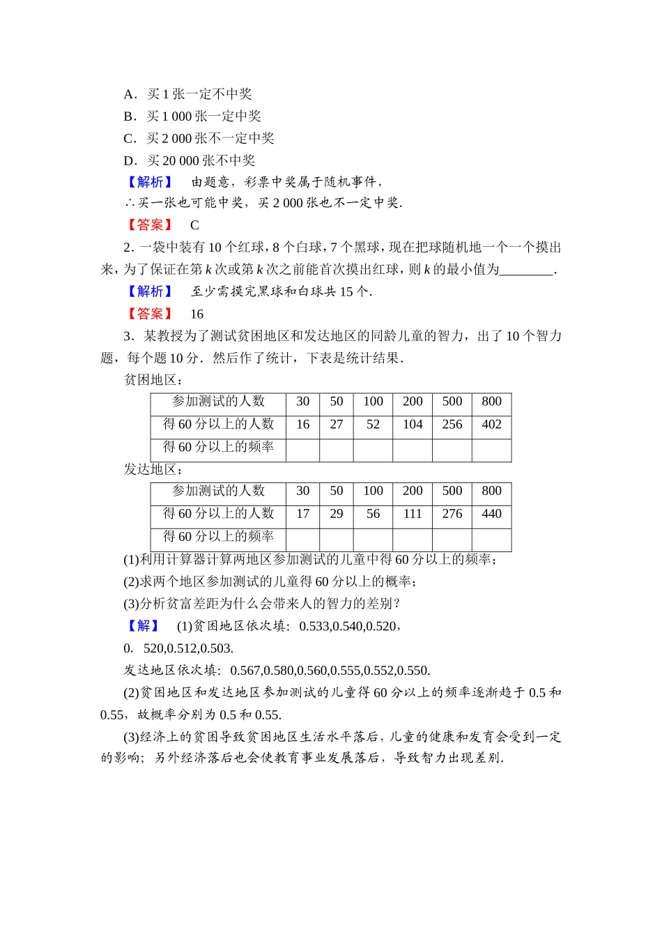 2018版高中数学（人教A版）必修3同步练习题： 第3章 学业分层测评15.doc_第3页