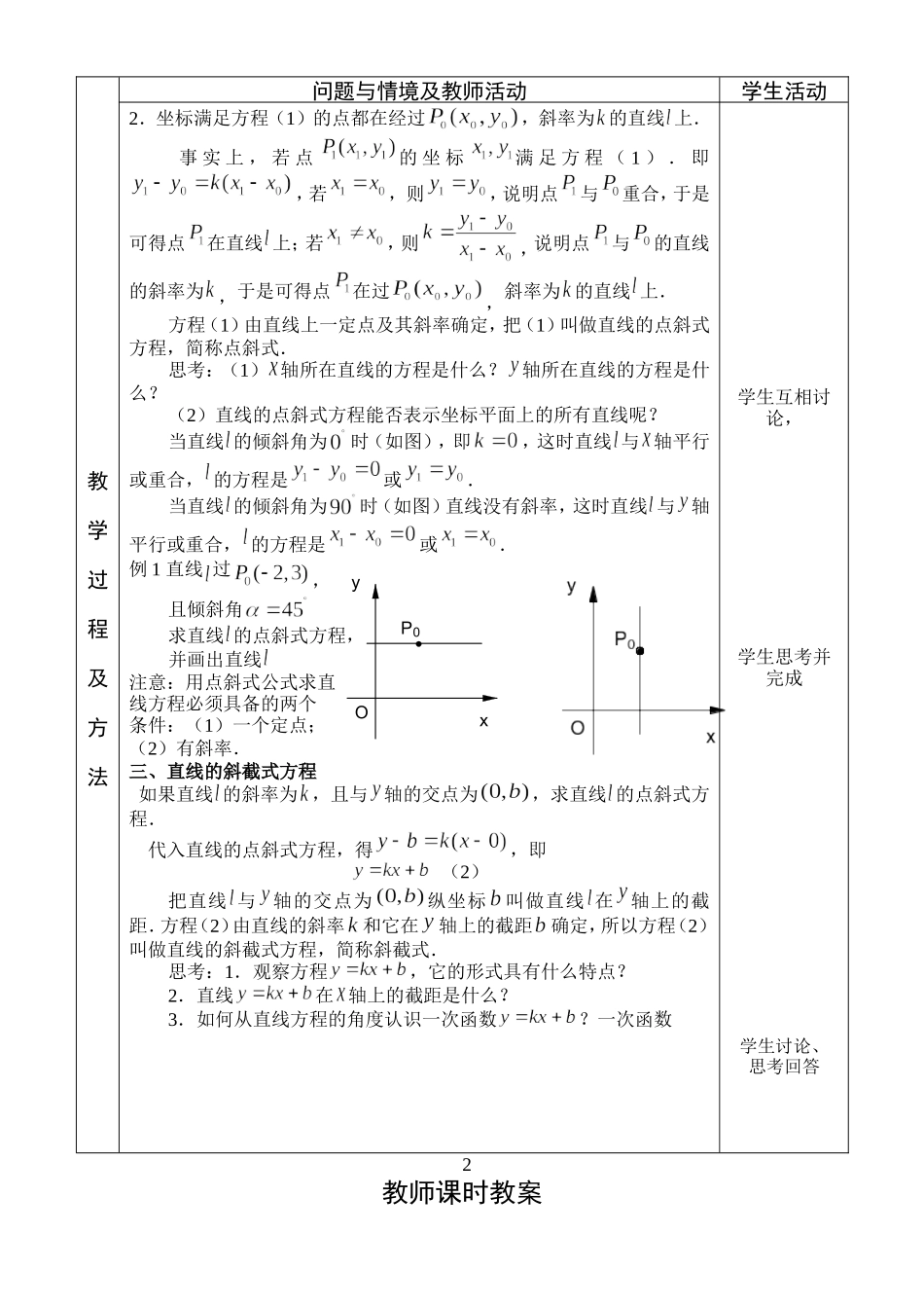 3.2.1直线的点斜式方程.doc_第2页