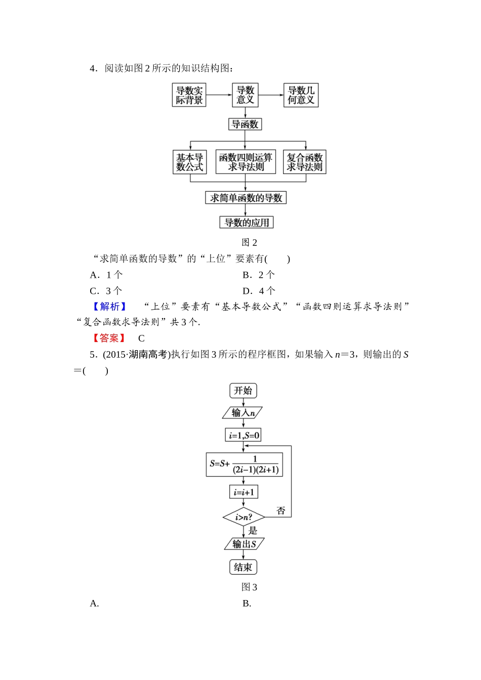 2016-2017学年高中数学人教A版选修1-2章末综合测评4 Word版含解析.doc_第2页