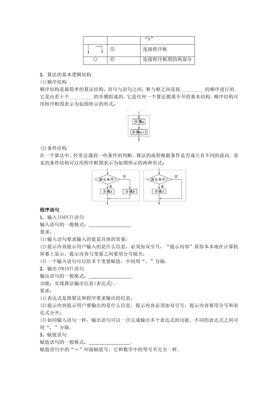 高一数学 （人教版必修3）：第一章 算法初步 Word版含解析.doc_第2页