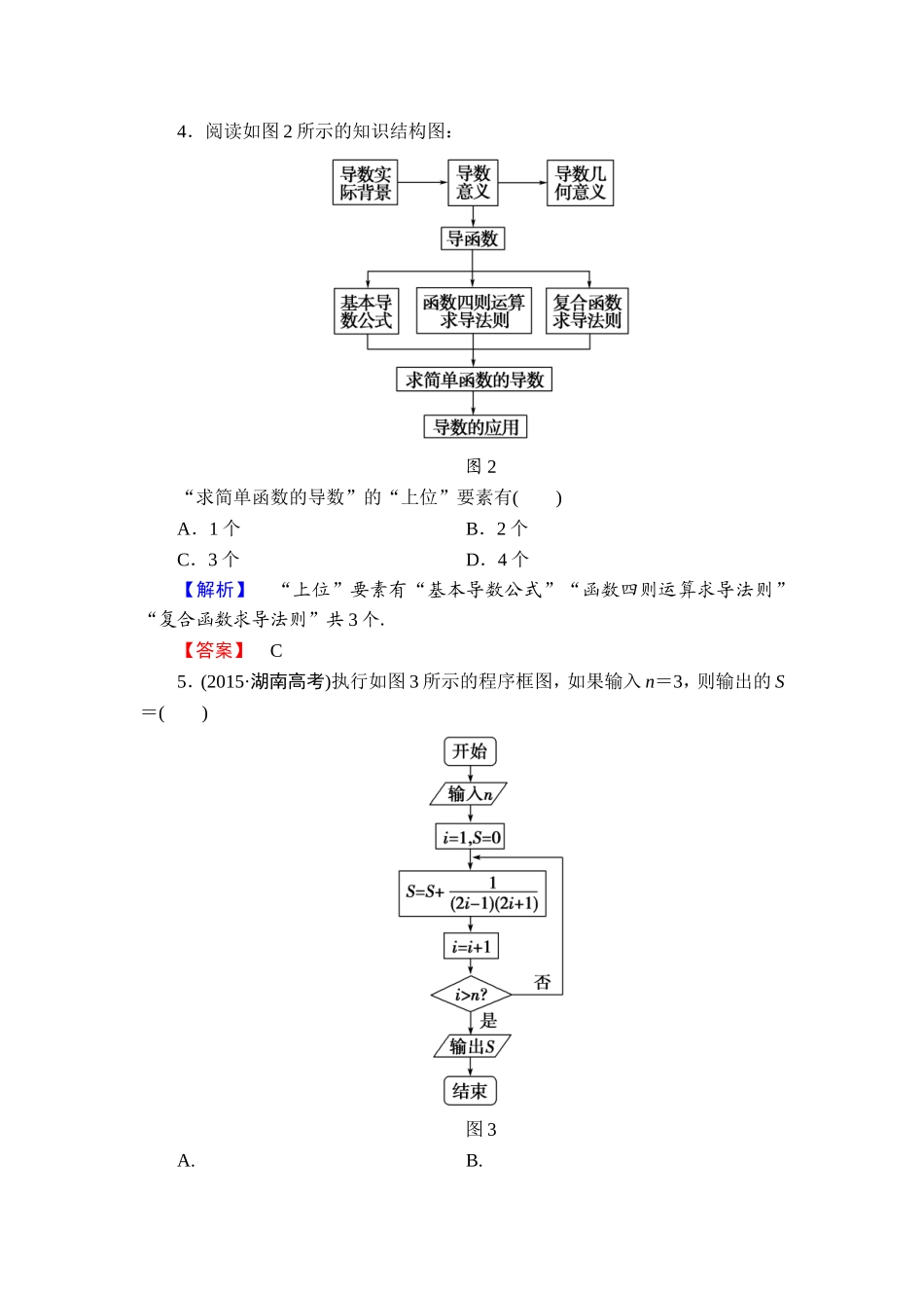高中数学人教A版选修1-2章末综合测评4 Word版含解析.doc_第2页