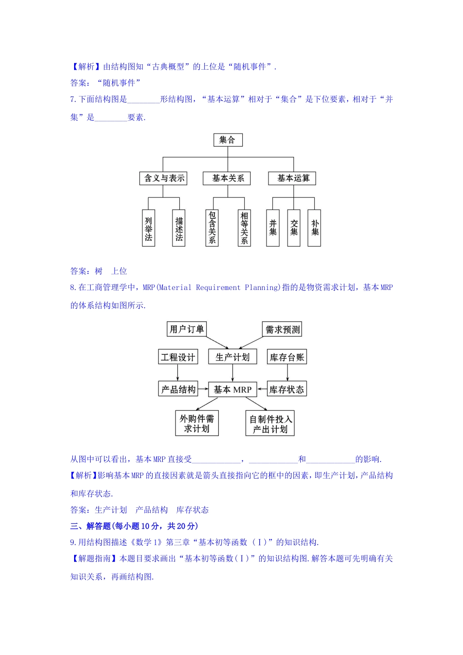 高中数学人教版选修1-2课时提升作业十三 4.2 结构图 精讲优练课型 Word版含答案.doc_第3页