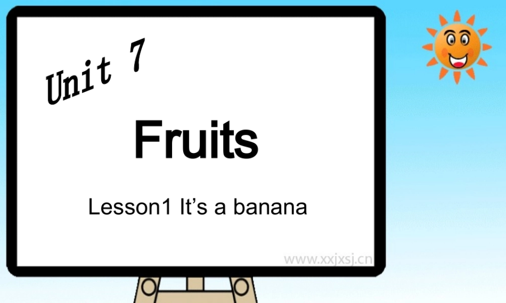 2019春北师大版（三起）三下Unit 7《Fruits》ppt课件2.ppt