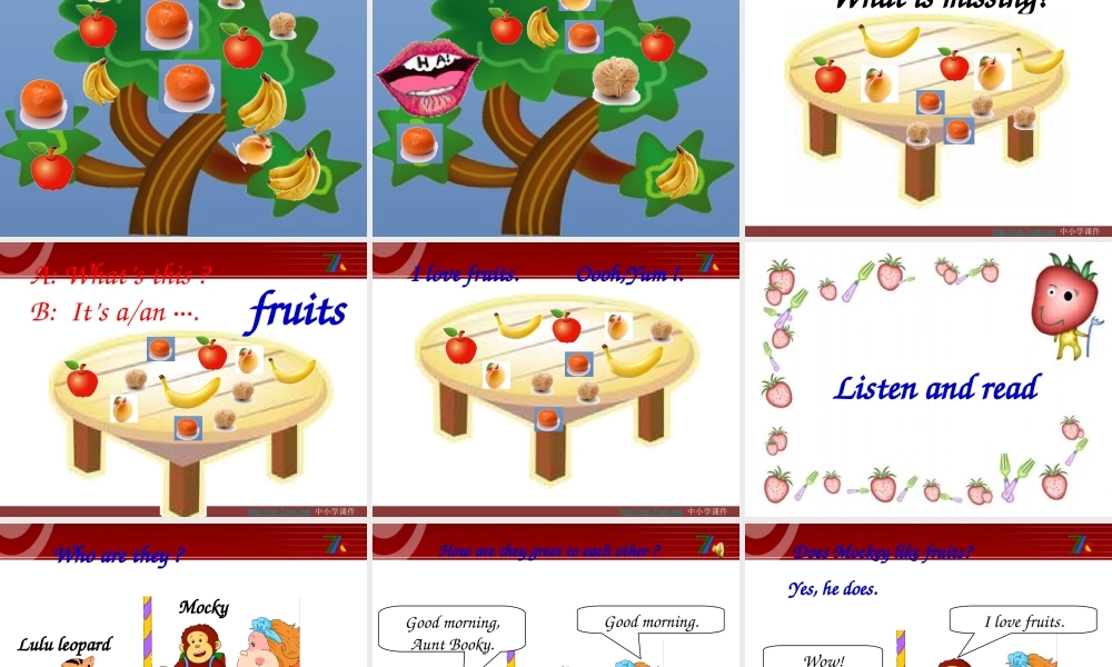 2019春北师大版（三起）三下Unit 7《Fruits》ppt课件1.ppt