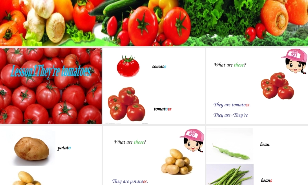 2019春北师大版（三起）三下Unit 8《Vegetables》（Lesson 1）ppt课件.ppt