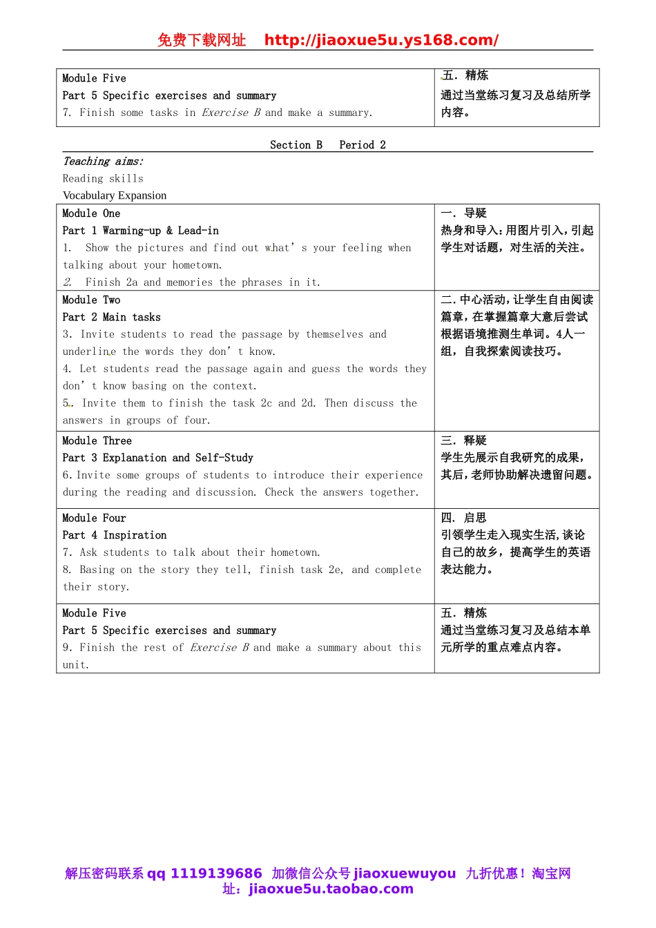 八年级英语下册 Unit 10 I`ve had this bike for three years教案 .doc_第3页