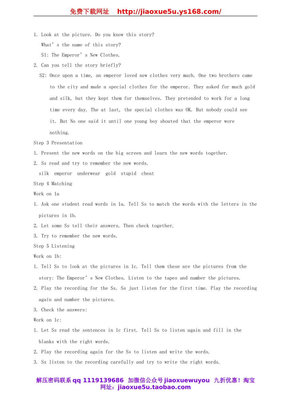 八年级英语下册 Unit 6 An old man tried to move the mountains Section B1（1a-2e）教案 .doc_第2页