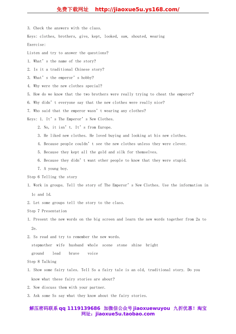 八年级英语下册 Unit 6 An old man tried to move the mountains Section B1（1a-2e）教案 .doc_第3页