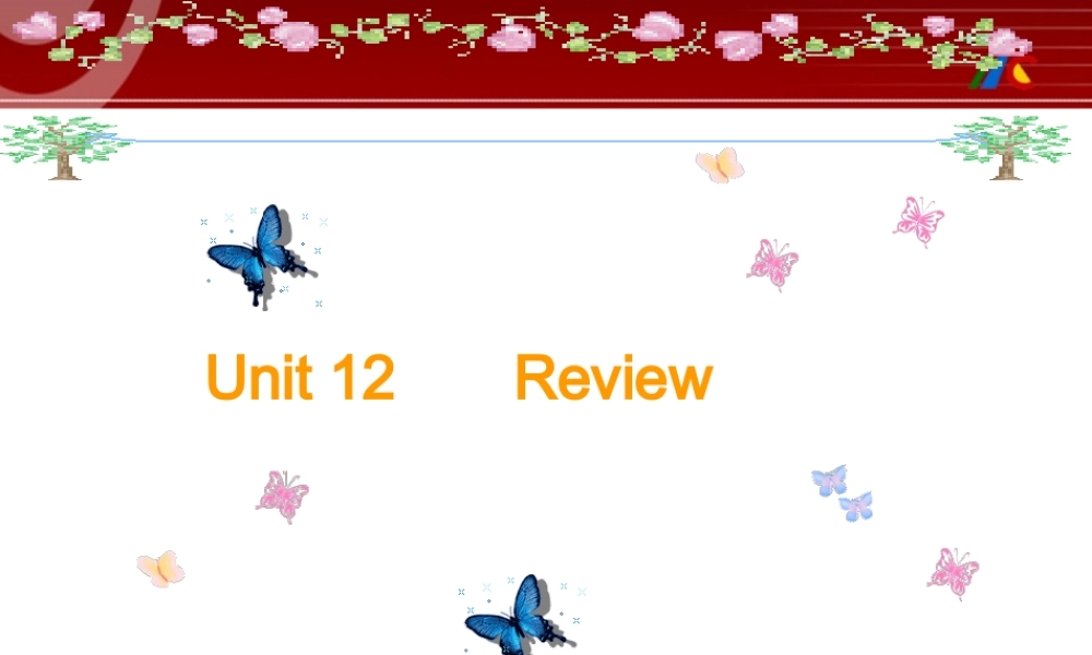 2019春北师大版（三起）六下Unit 12《Review 3》ppt课件1.ppt