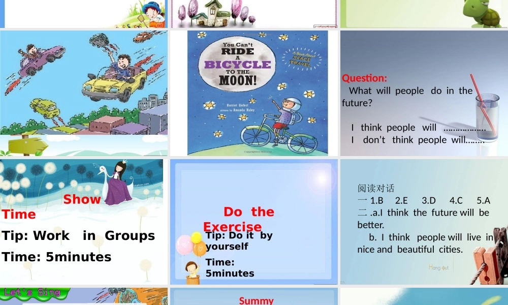 2019春北师大版（三起）六下Unit 9《The Year 2050》ppt课件2.ppt