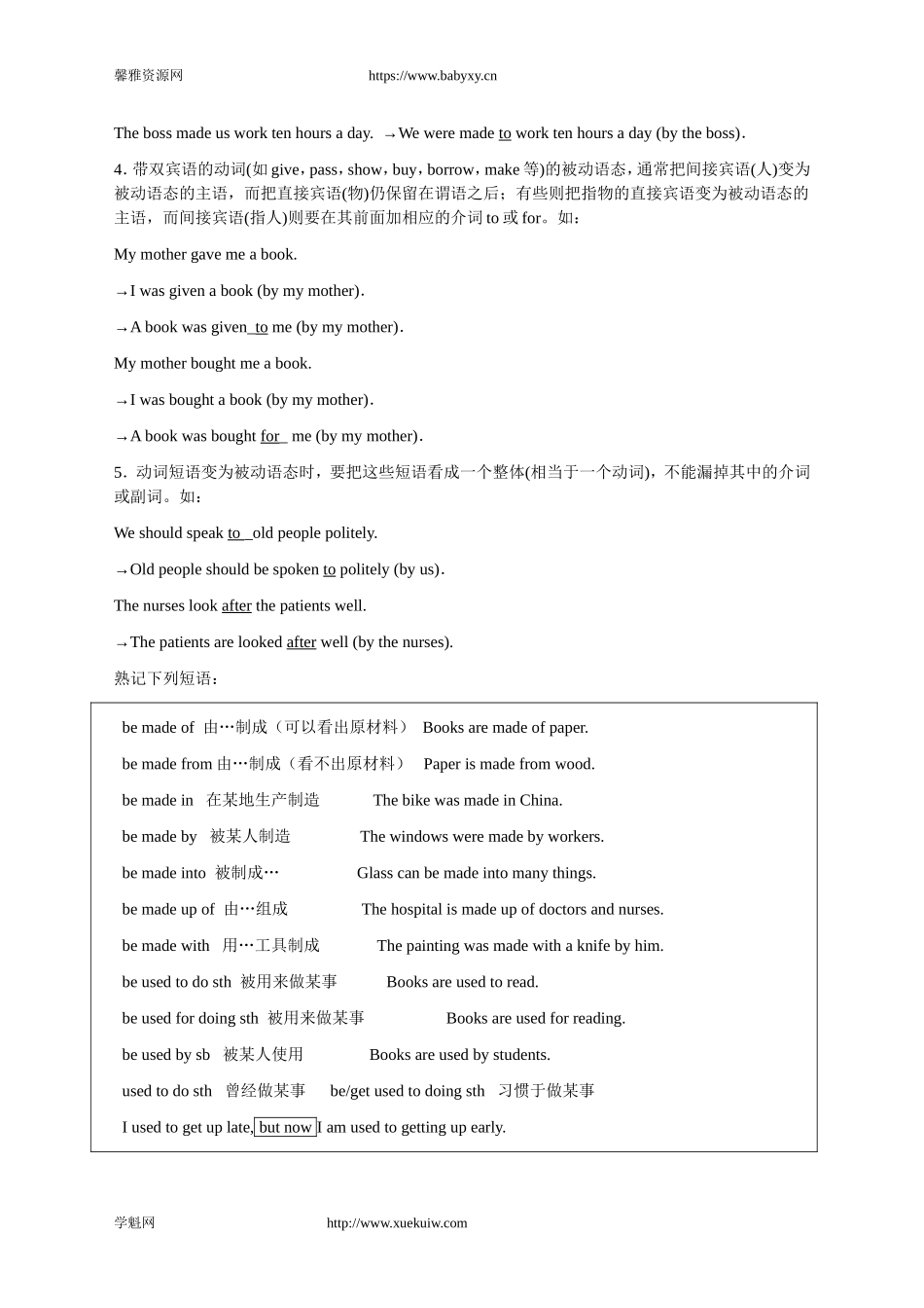 17. 新目标英语九年级被动语态、反义疑问句、常考易错题、感叹句 讲解与练习（无答案）.doc_第3页