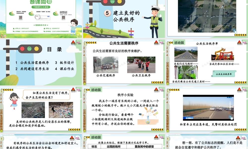 5 建立良好的公共秩序.pptx