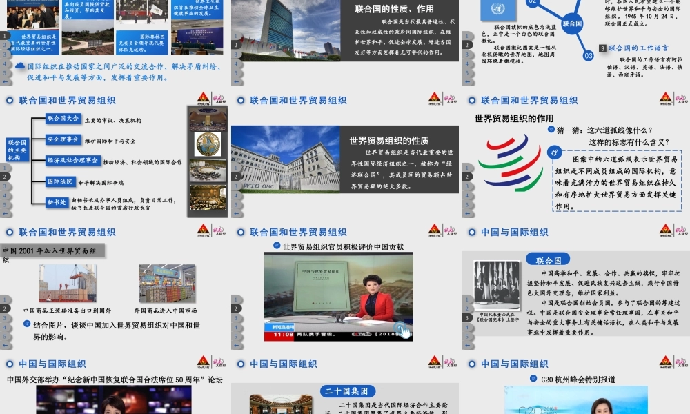 9 日益重要的国际组织.pptx