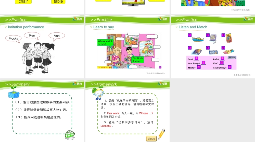 Lesson1_Whose_CDs_are_those？教学课件.ppt