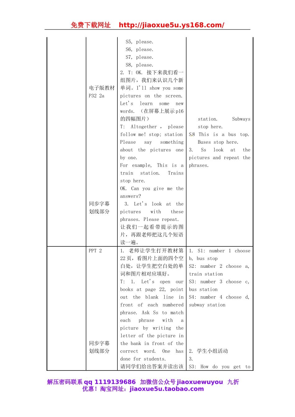 七年级英语下册 Unit 3 How do you get to school教案7 （新版）人教新目标版.doc_第2页