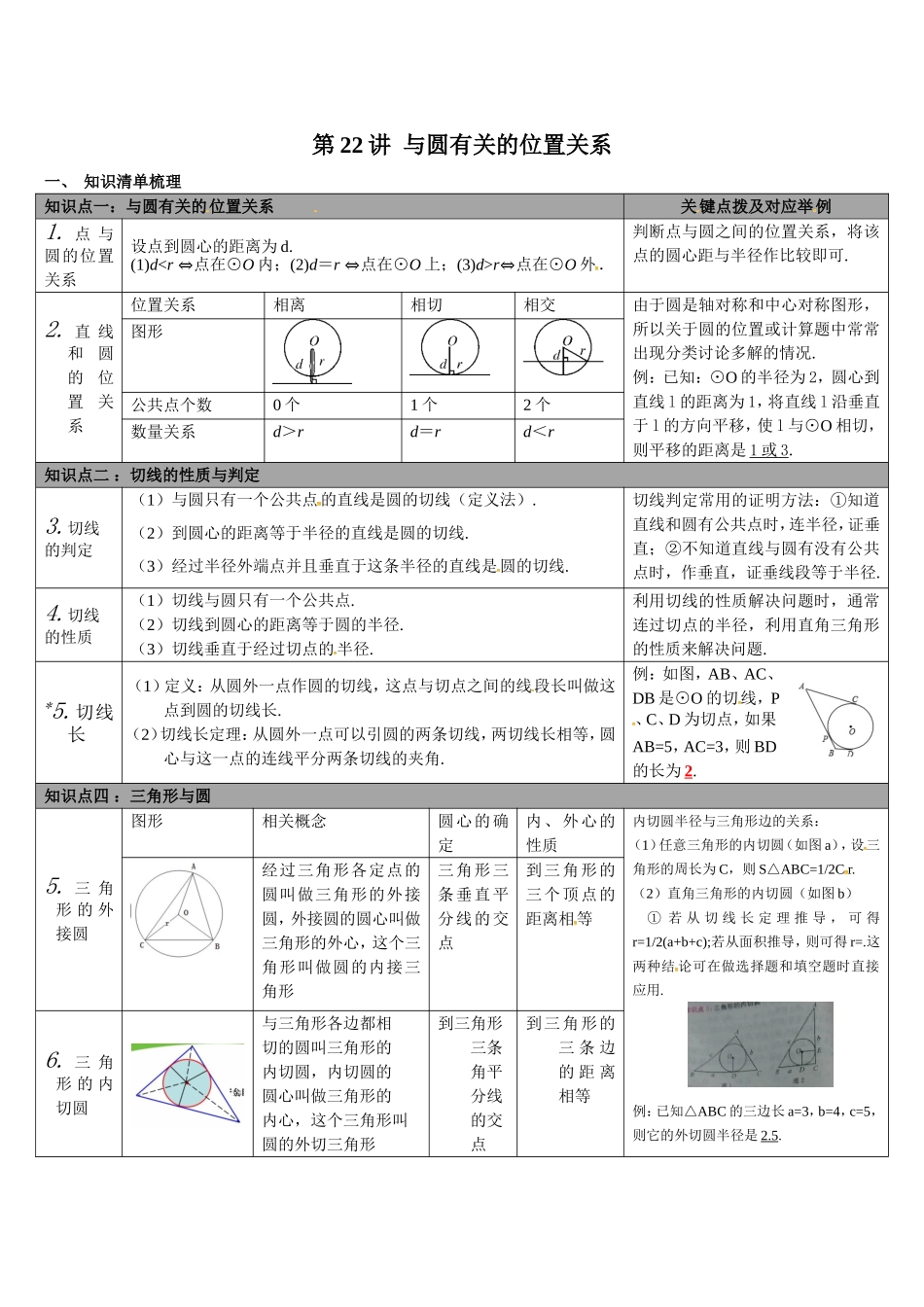第22讲 与圆有关的位置关系.doc_第1页