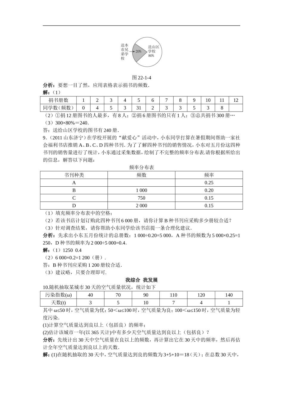 【数学】沪科版 七年级下册：同步测控（ 频数与频率）.doc_第3页