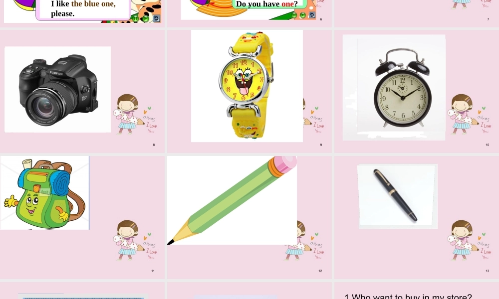 三年级下英语课件-Unit 10 Mocky's store9北师大版(三起).ppt