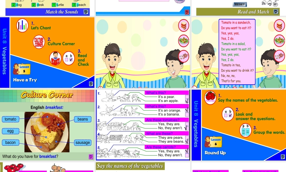 三年级下英语课件-Unit 8 Vegetables (3)-北师大版(三起).ppt