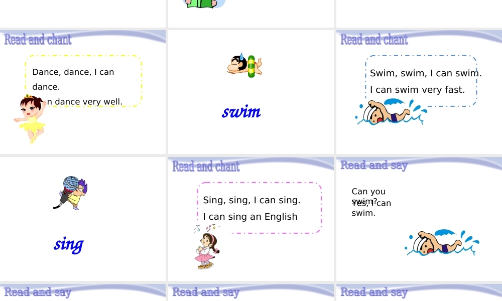 三年级下英语课件-unit11 I canPeriod 2-北师大版(三起).ppt