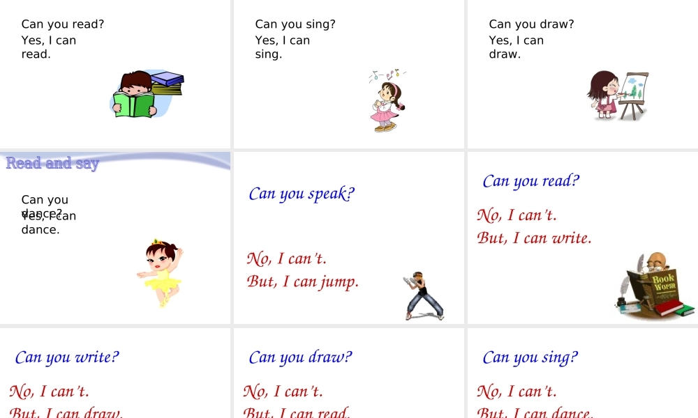 三年级下英语课件-unit11 I canPeriod 2-北师大版(三起).ppt