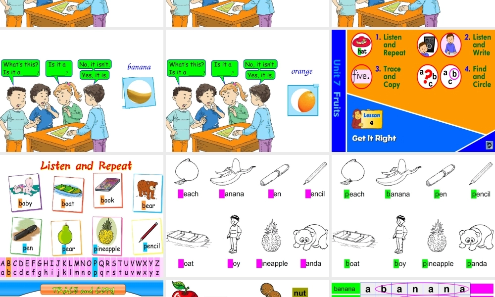 三年级下英语课件-Unit 7 Fruits-北师大版（三起）2014.ppt