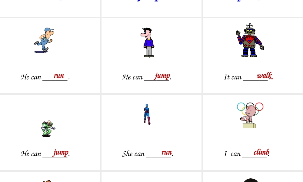 三年级下英语课件-unit11 I can Period 1-北师大版(三起).ppt