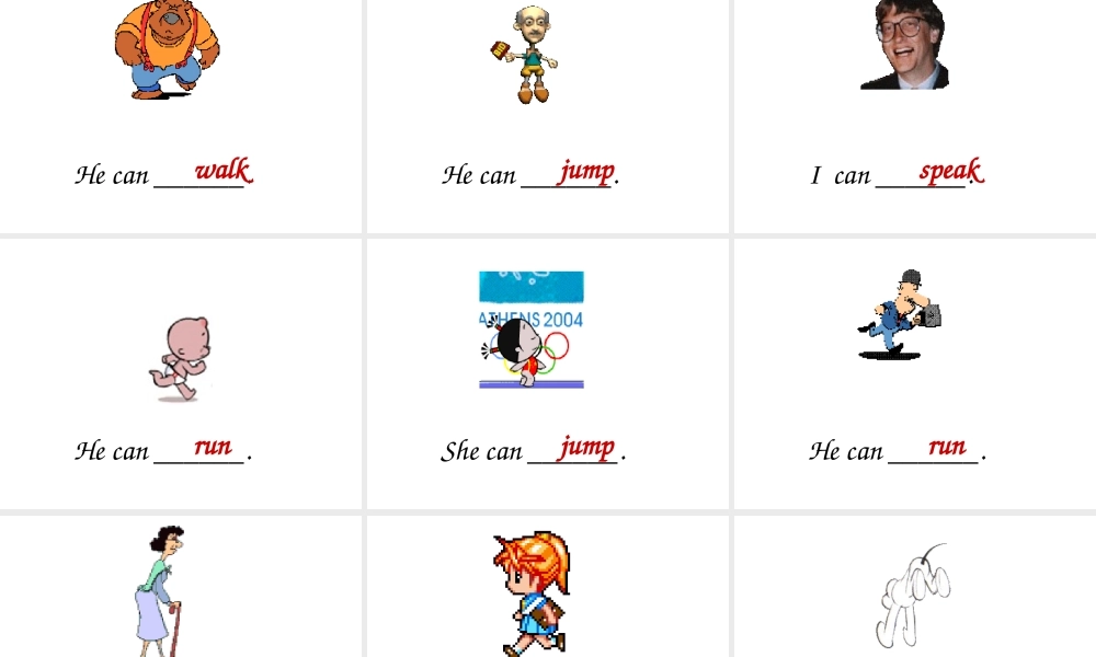 三年级下英语课件-unit11 I can Period 1-北师大版(三起).ppt