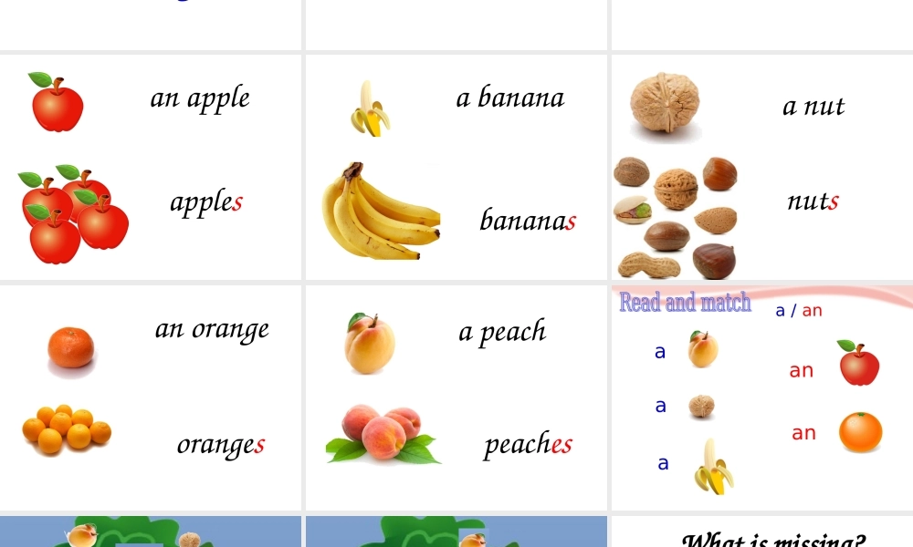 三年级下英语课件-Unit 7 Fruits (1)-北师大版(三起）.ppt