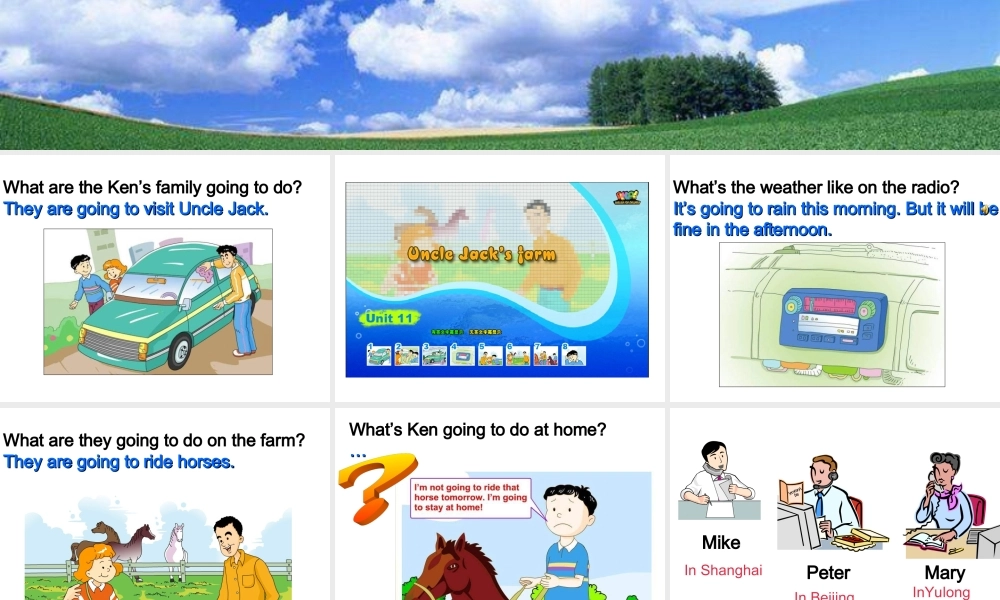 北师大版(三起)五下《Unit 11 Uncle Jack's farm》ppt课件1.ppt