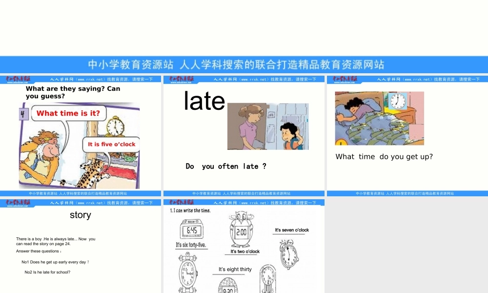 北师大版(三起)五下《Unit 8 Mocky is late》ppt课件.ppt